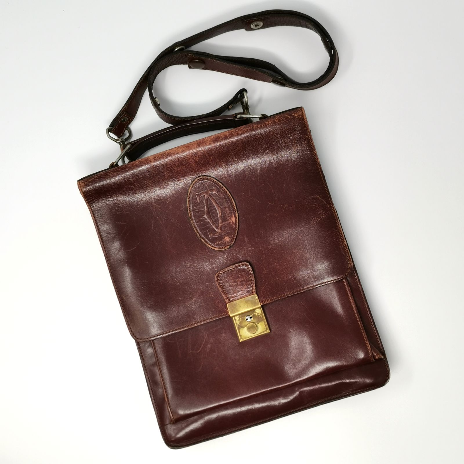 Cartier カルティエ マストライン ボルドー バッグ ショルダーバッグ C 