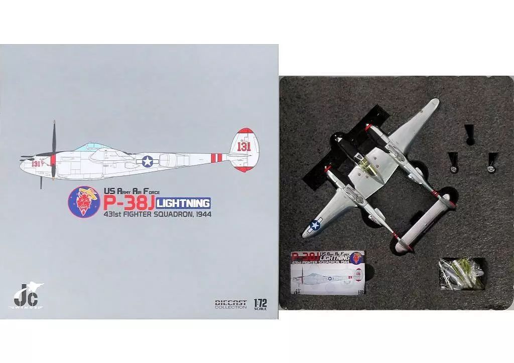 ミニカー 1 72 P 38 J アメリカ陸軍航空軍 431 FS 475 FG 5 AF トーマス マクガイア少佐 1944 JCW 002