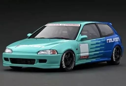 ミニカー 1 18 Honda CIVIC EG 6 ブルー IG 3049