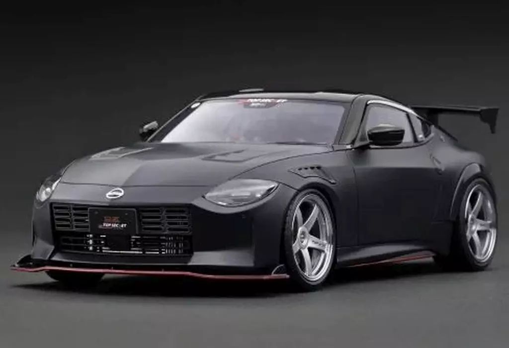 ミニカー 1 18 TOP SECRET Fairlady Z RZ 34 マットブラック IG 3384