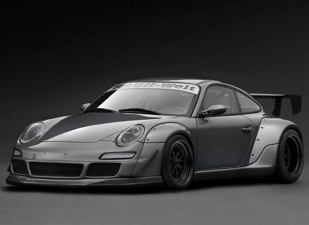 ミニカー 1 18 RWB 997 ガンメタリック IG 3780