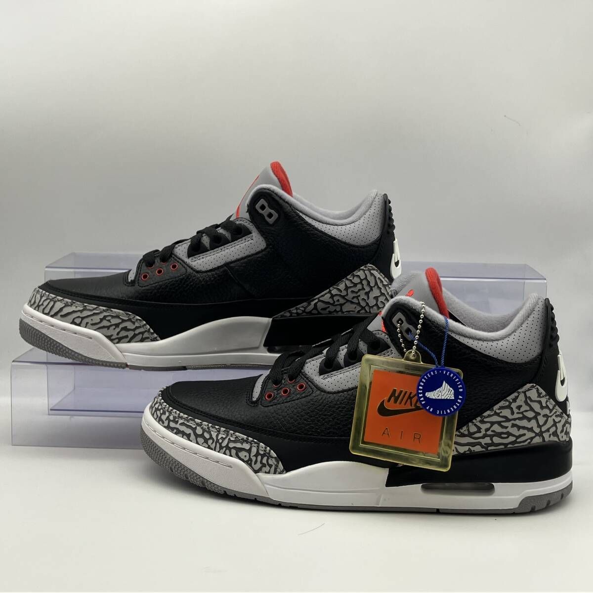 NIKE AIR JORDAN 3 RETRO OG BLACK CEMENT 2018 ナイキ エアジョーダン