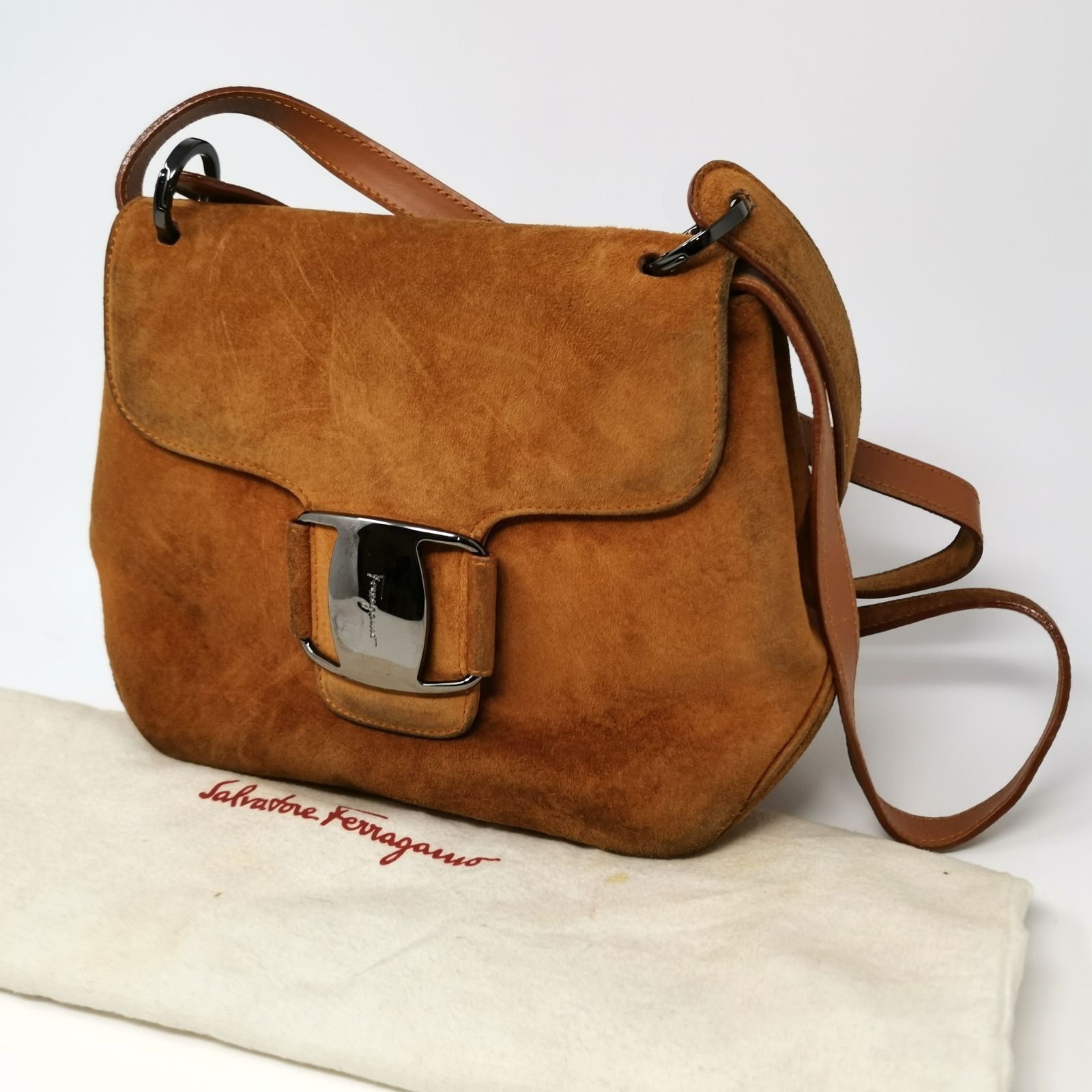 Salvatore Ferragamo フェラガモ ヴァラリボン バッグ ショルダー 