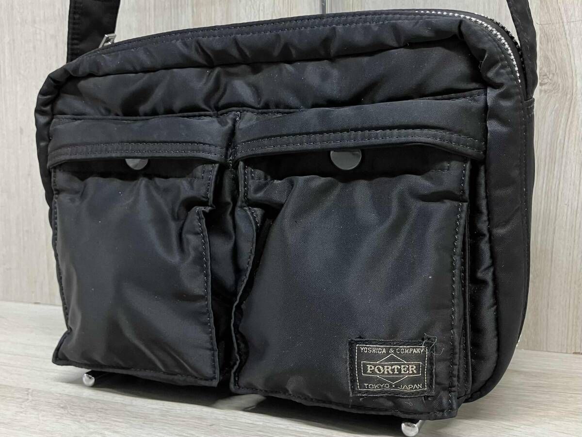 Z989【美品】ポーター／タンカー　スリングバッグ　ショルダー　ナイロン　黒 TANKER SLING BAG-タンカースリングバッグ-PORTER（ポーター）通販| st