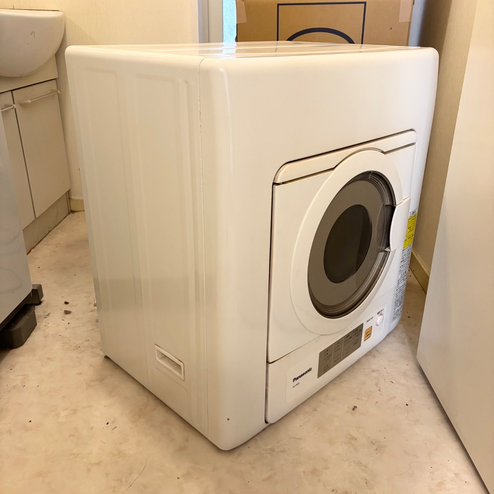 353 Panasonic 電気衣類乾燥機 NH-D603-W 6.0kg 2019年製 日本製
