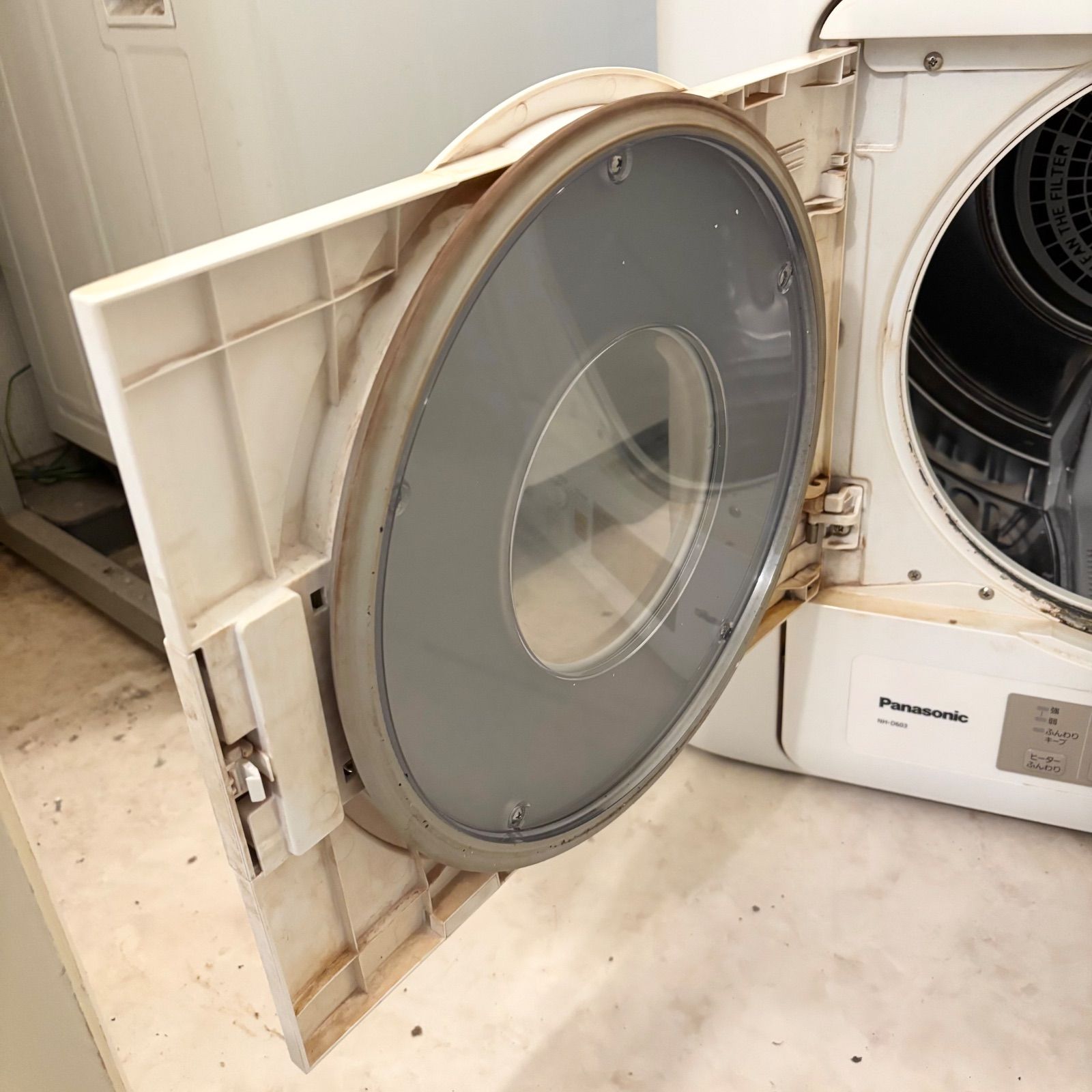354 Panasonic 電気衣類乾燥機 NH-D603-W 6.0kg 2019年製 日本製 