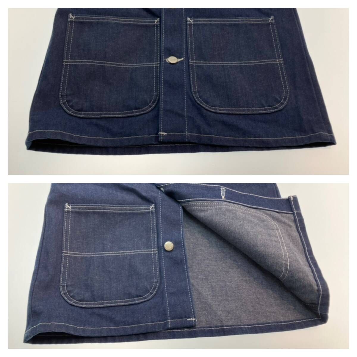 ☆ POINTER ポインター カバーオール デニム サイズXS ブルー 通年