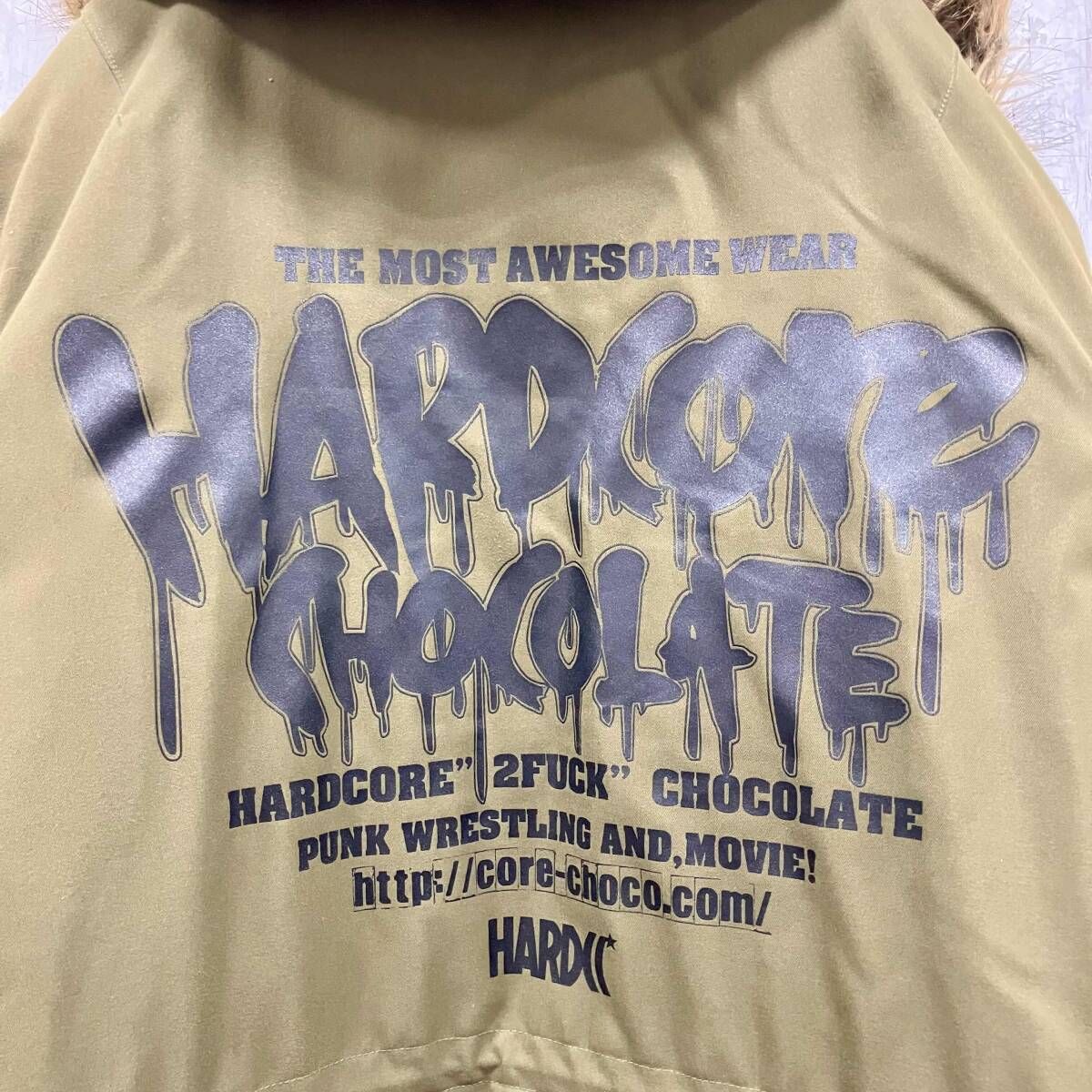 HARDCORE CHOCOLATE/モッズコート（M-51）/HARDCCスターロゴ／KHAKI