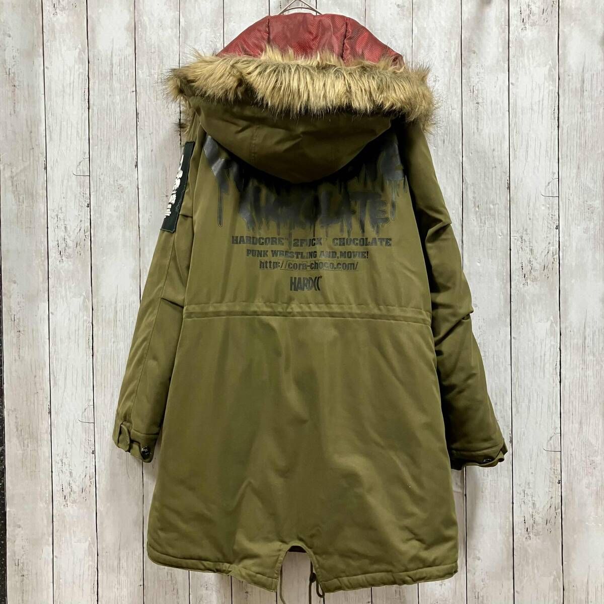 HARDCORE CHOCOLATE/モッズコート（M-51）/HARDCCスターロゴ／KHAKI