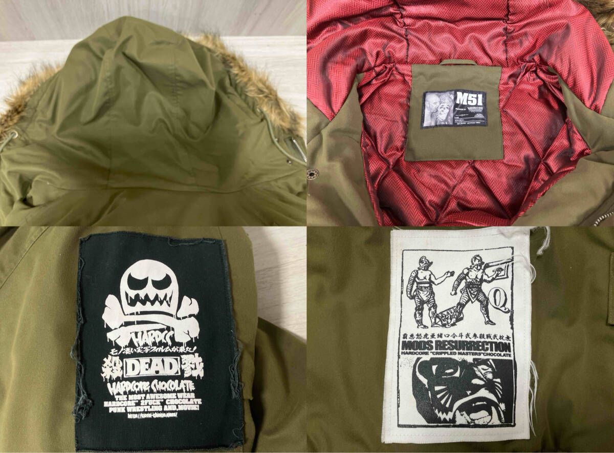 HARDCORE CHOCOLATE/モッズコート（M-51）/HARDCCスターロゴ／KHAKI