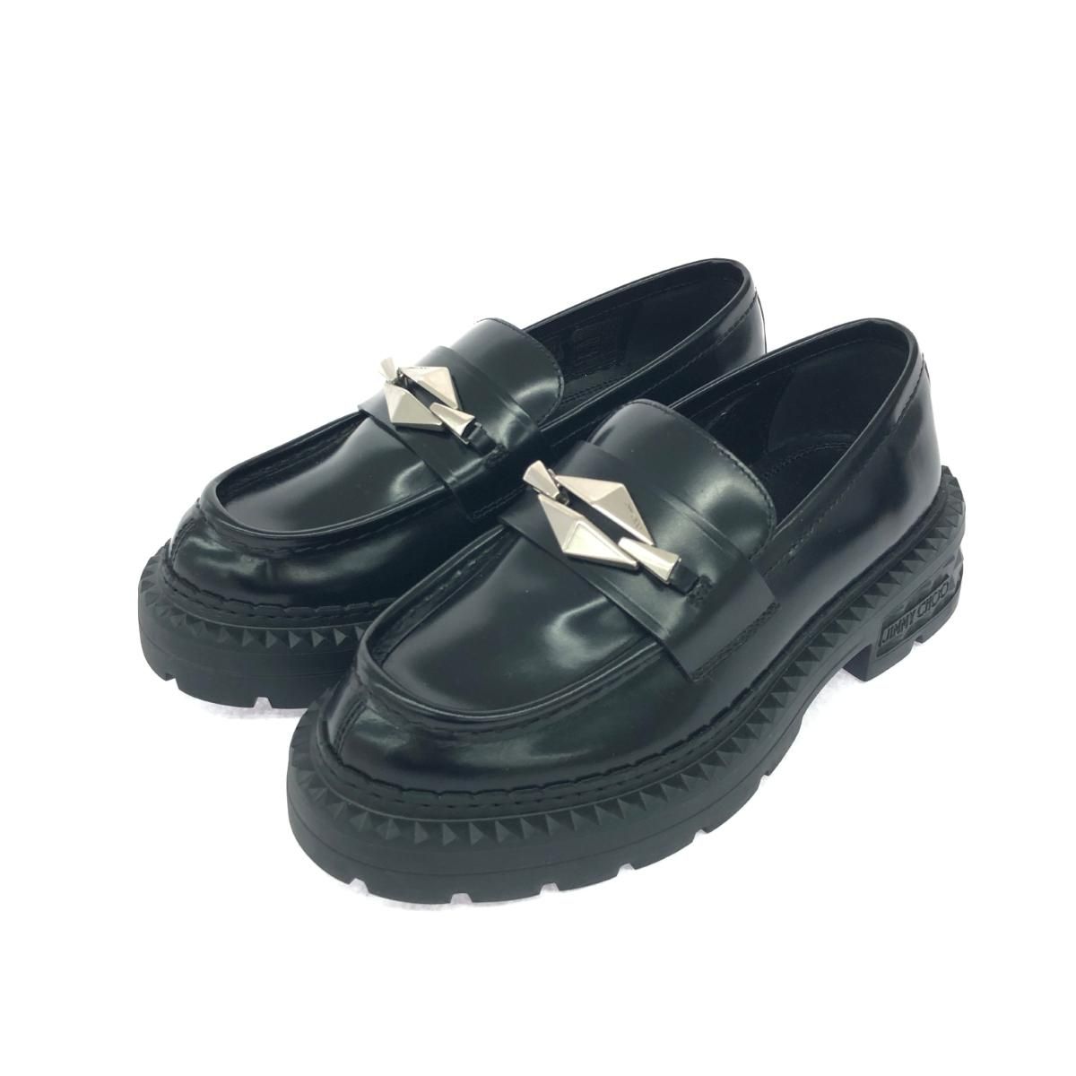 JIMMY CHOO ジミーチュウ ローファー MARLOW DIAMOND 表記サイズ:34