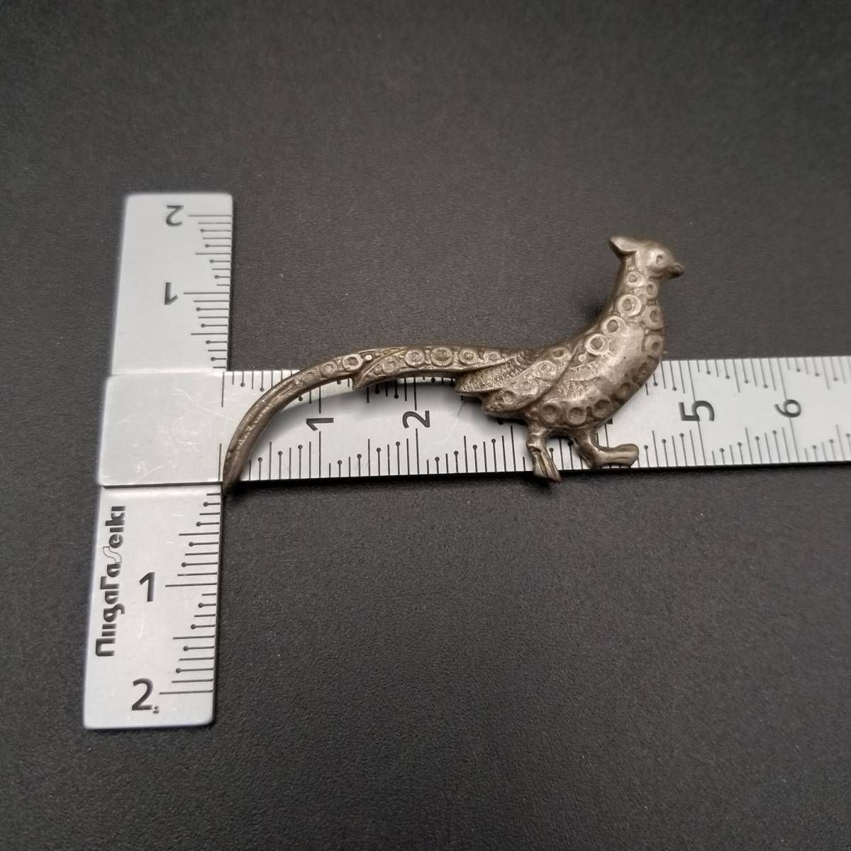 1930-40年頃 メキシコ 925 シルバー 孔雀 鳥 ヴィンテージ ブローチ