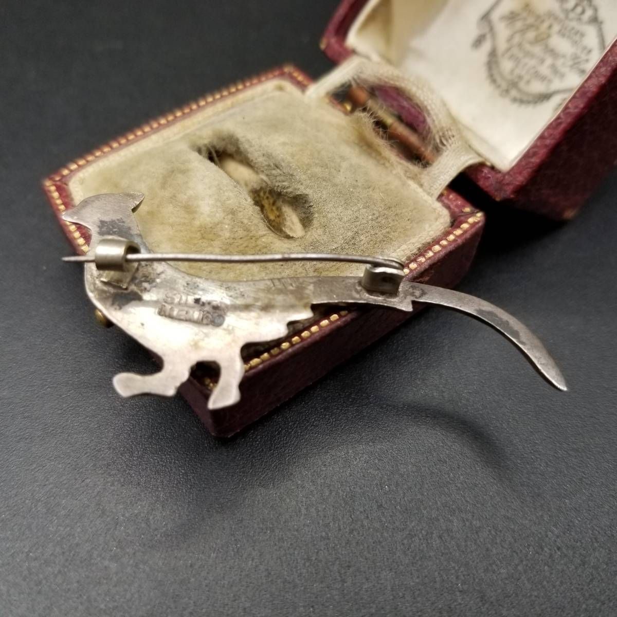 1930-40年頃 メキシコ 925 シルバー 孔雀 鳥 ヴィンテージ ブローチ