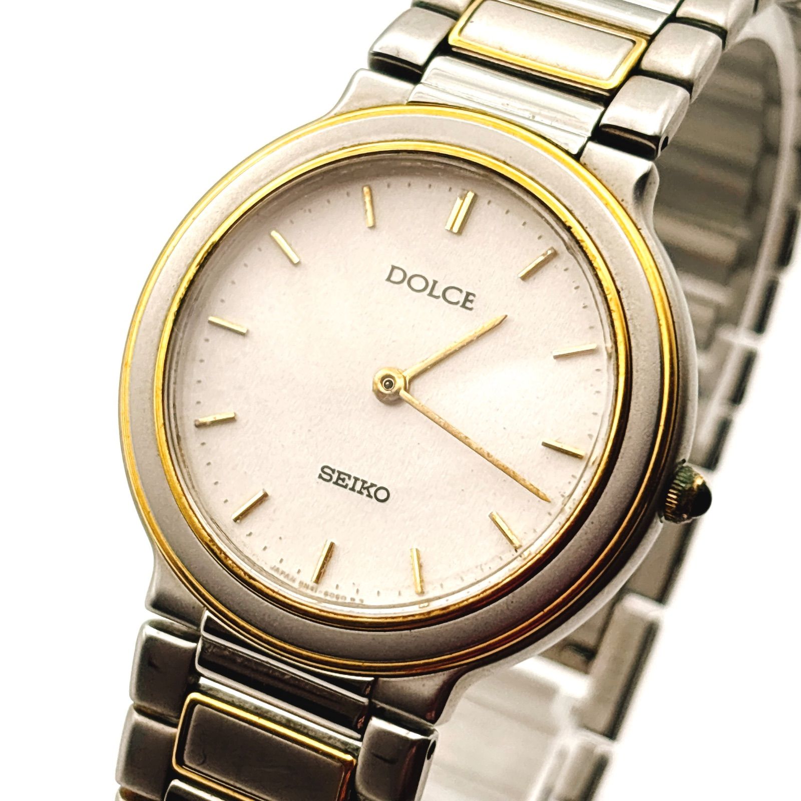 B109【'91 ヴィンテージ・電池交換済】 SEIKO DOLCE セイコー ドルチェ