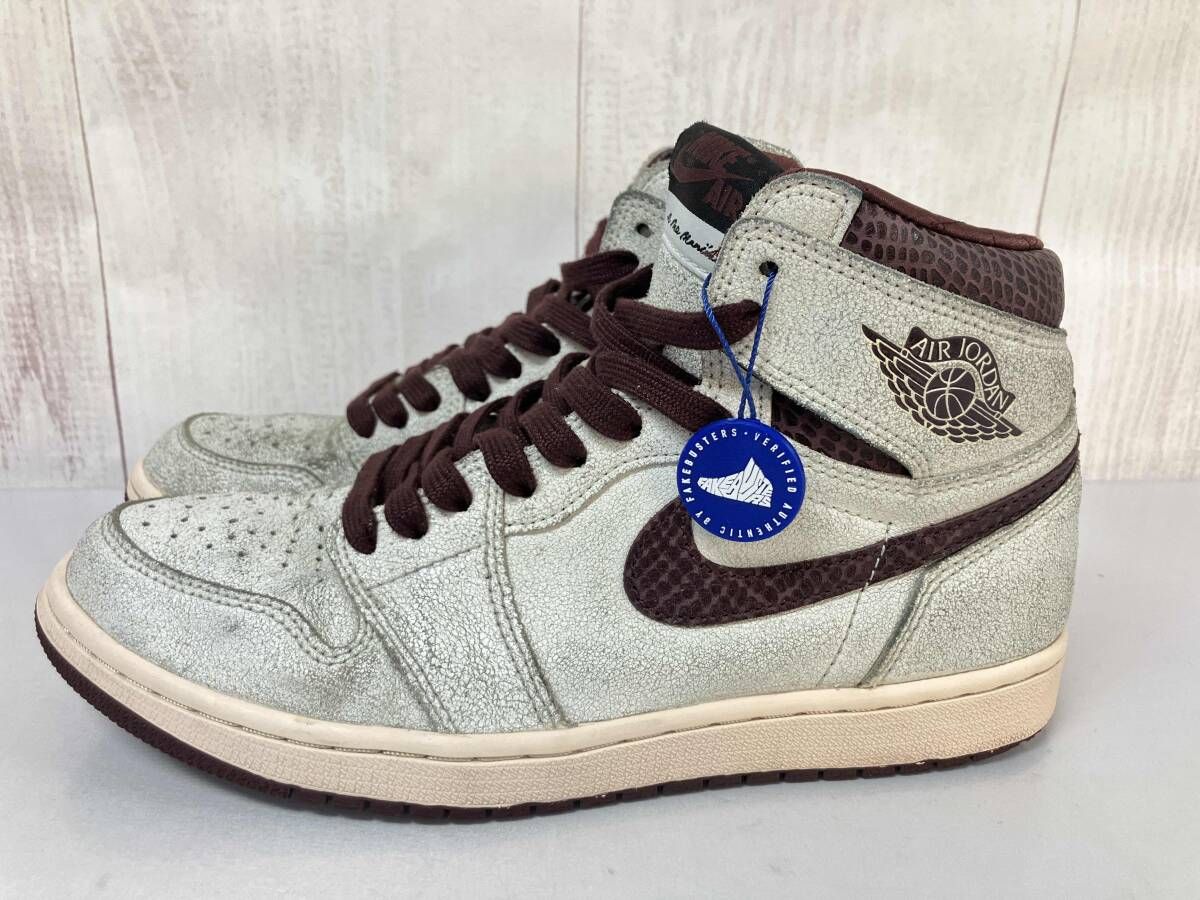 【鑑定済み】NIKE AIR JORDAN 1 × A Ma Maniere ナイキ × アママニエール DO7097-100 スニーカー 27cm