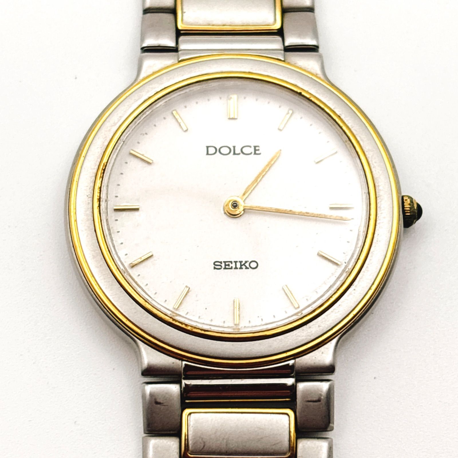 B109【'91 ヴィンテージ・電池交換済】 SEIKO DOLCE セイコー ドルチェ