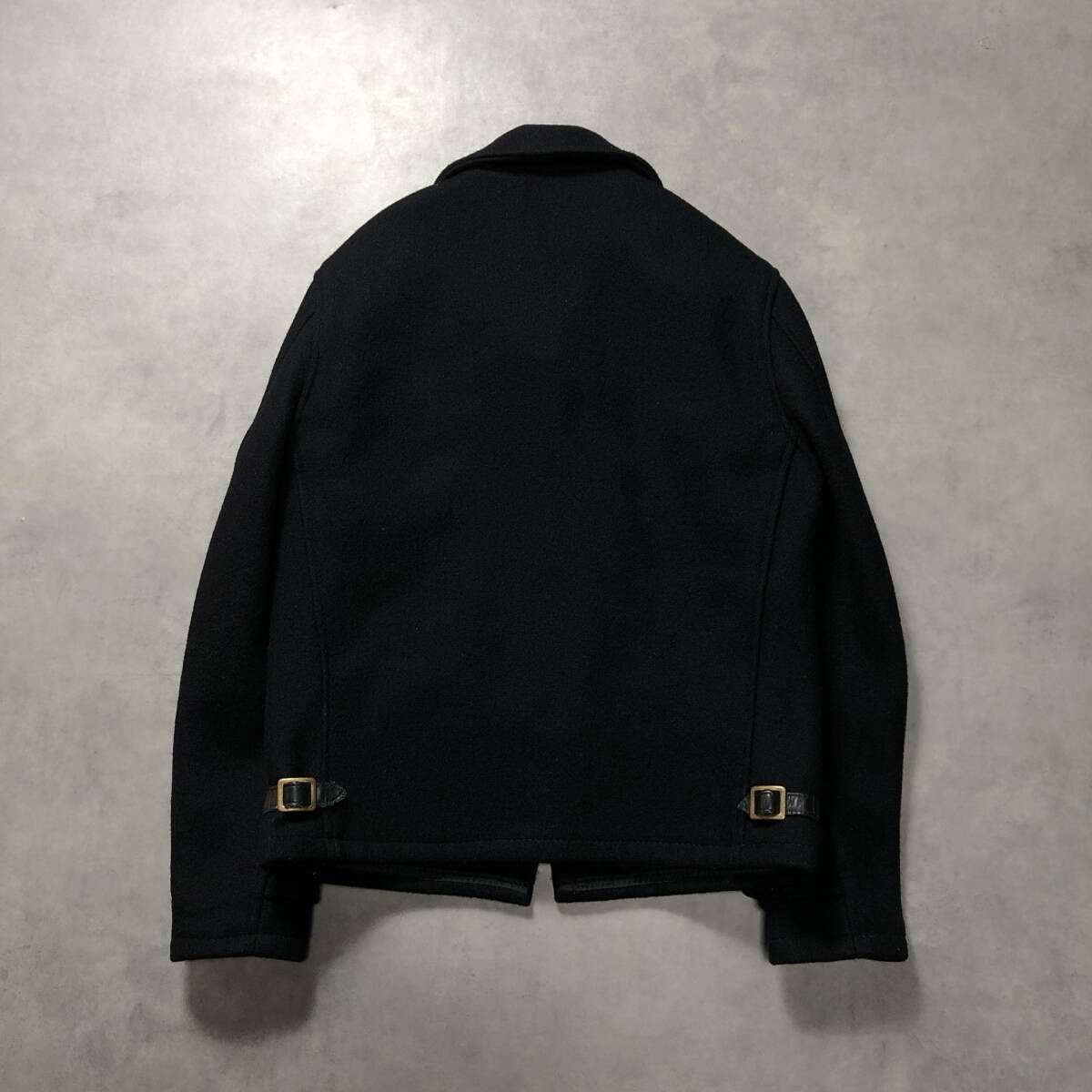 GQ4592◇Schott : USA製 ウールメルトン スタースタッズジャケット◇34