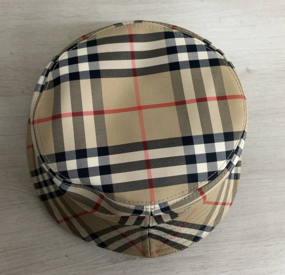 美品 BURBERRY バーバリー MH2 PANEL BUCKET HAT パネル バケット 