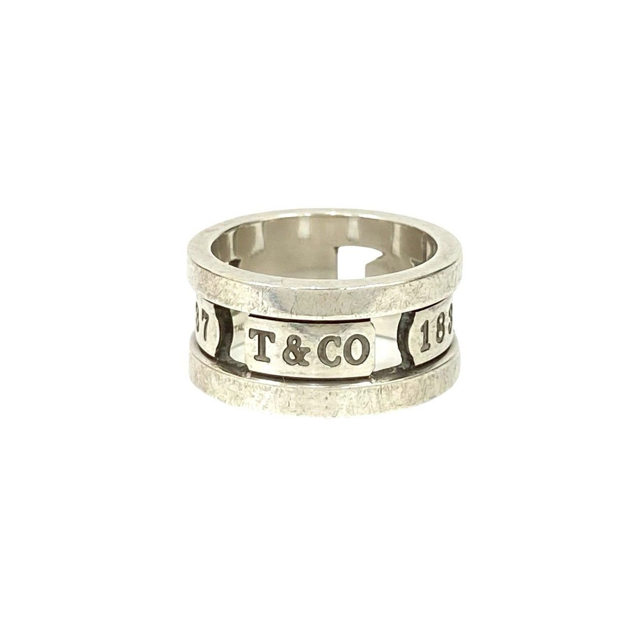 極 美品 TIFFANY&Co. ティファニー 1837 エレメント リング シルバー