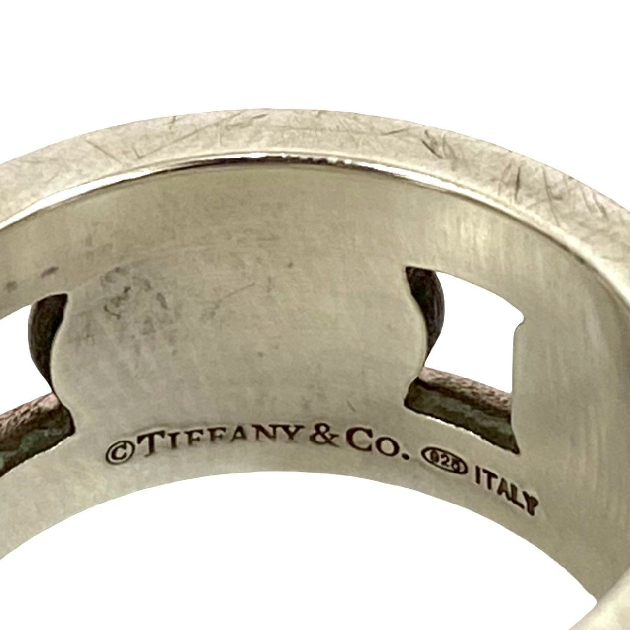 TIFFANY&Co.【極美品】1837エレメントリング　約13号　925 希少 極 美品 TIFFANY&Co. ティファニー 1837 エレメント リング シルバー