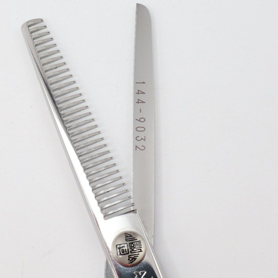 美品】光シザー T-30 セニング 6インチ メガネハンドル 30目U溝 約30