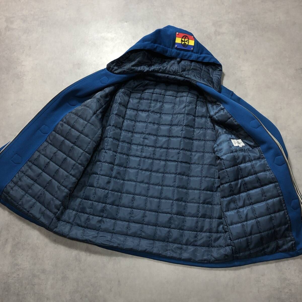 GQ4595◇Castelbajac sport : ダッフルコート◇M◇ブルー系 カステル