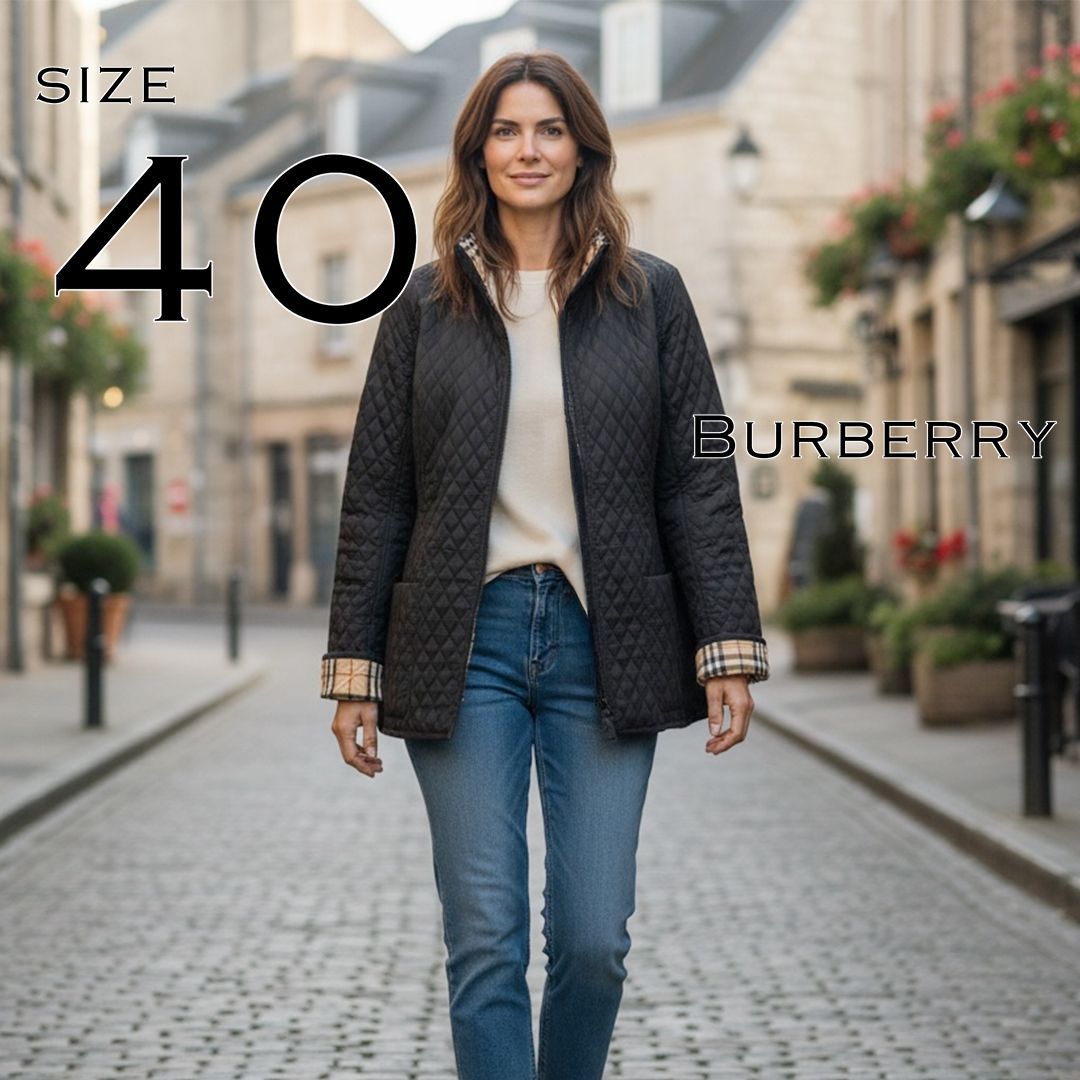 BURBERRYバーバリー ライナーノヴァチェック柄キルティングジャケット