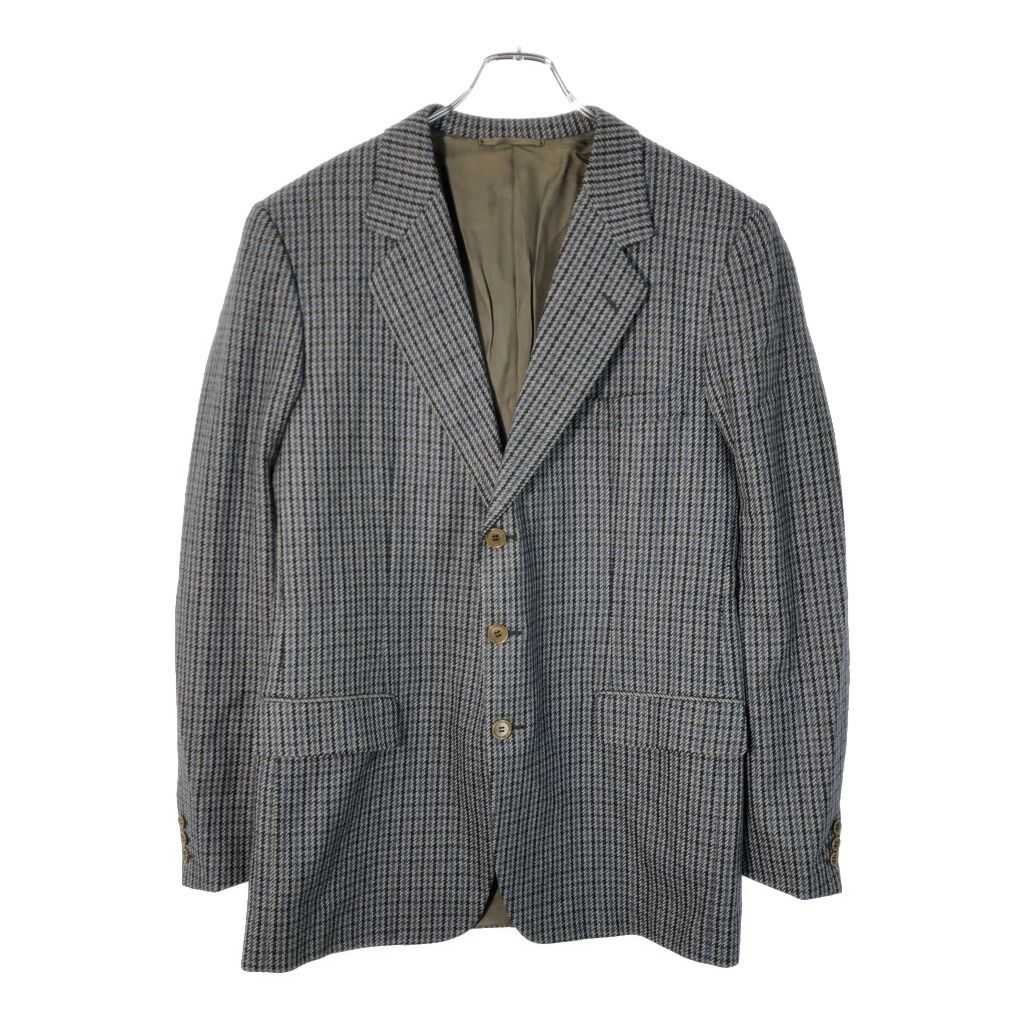 Burberrys' ヴィンテージ テーラードジャケット 千鳥格子 クルミ釦 古着 バーバリー Burberrys チェック柄 千鳥格子柄 テーラード