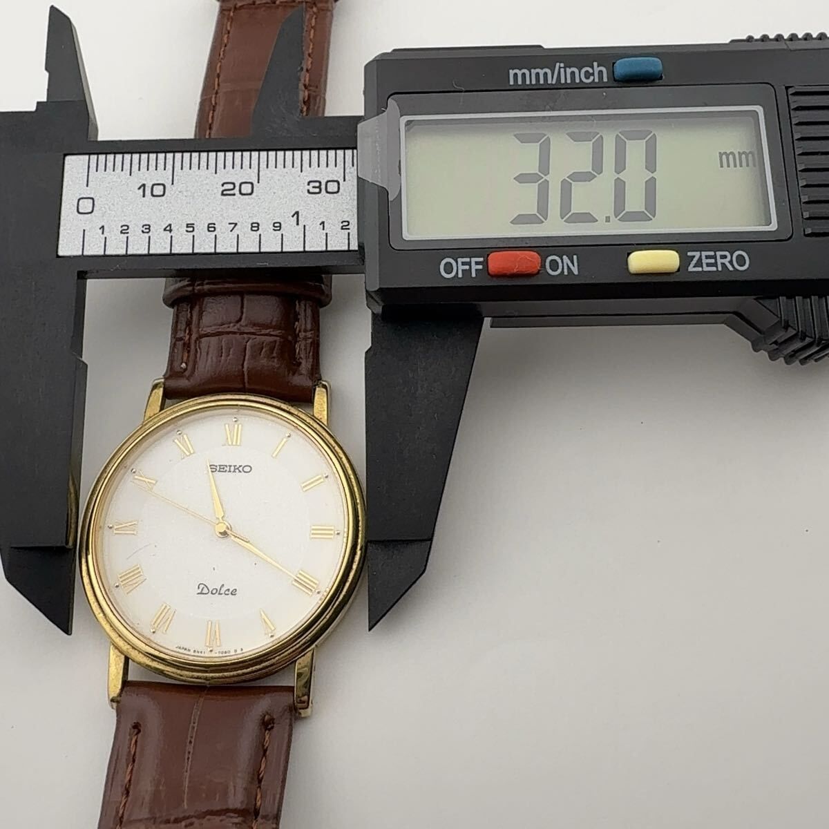 不稼動 】SEIKO 8N41-7030 セイコー DOLCE ドルチェ クォーツ メンズ 