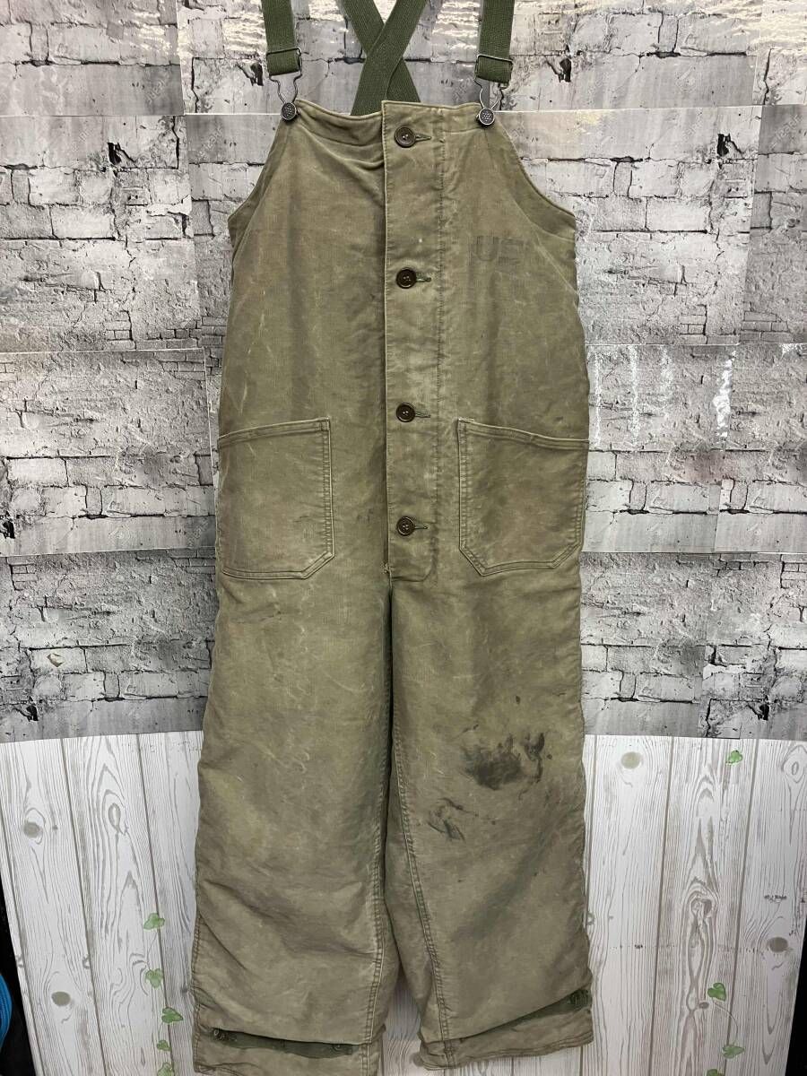 40s U.S.NAVY N1 デッキパンツ military TALONジップ 13star SMALL