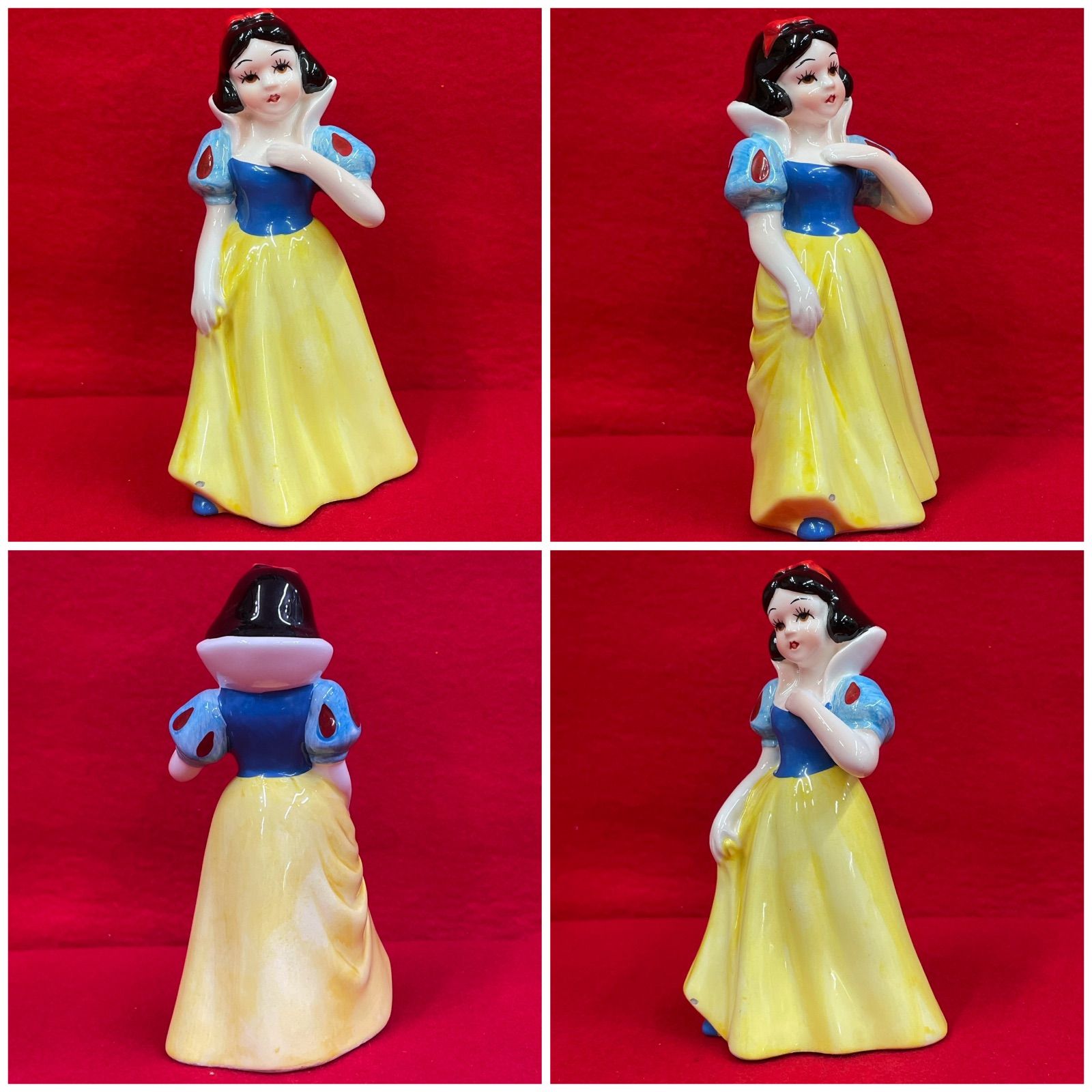 白雪姫と七人の小人 陶器製 置物 東京ディズニーランド フィギュア N