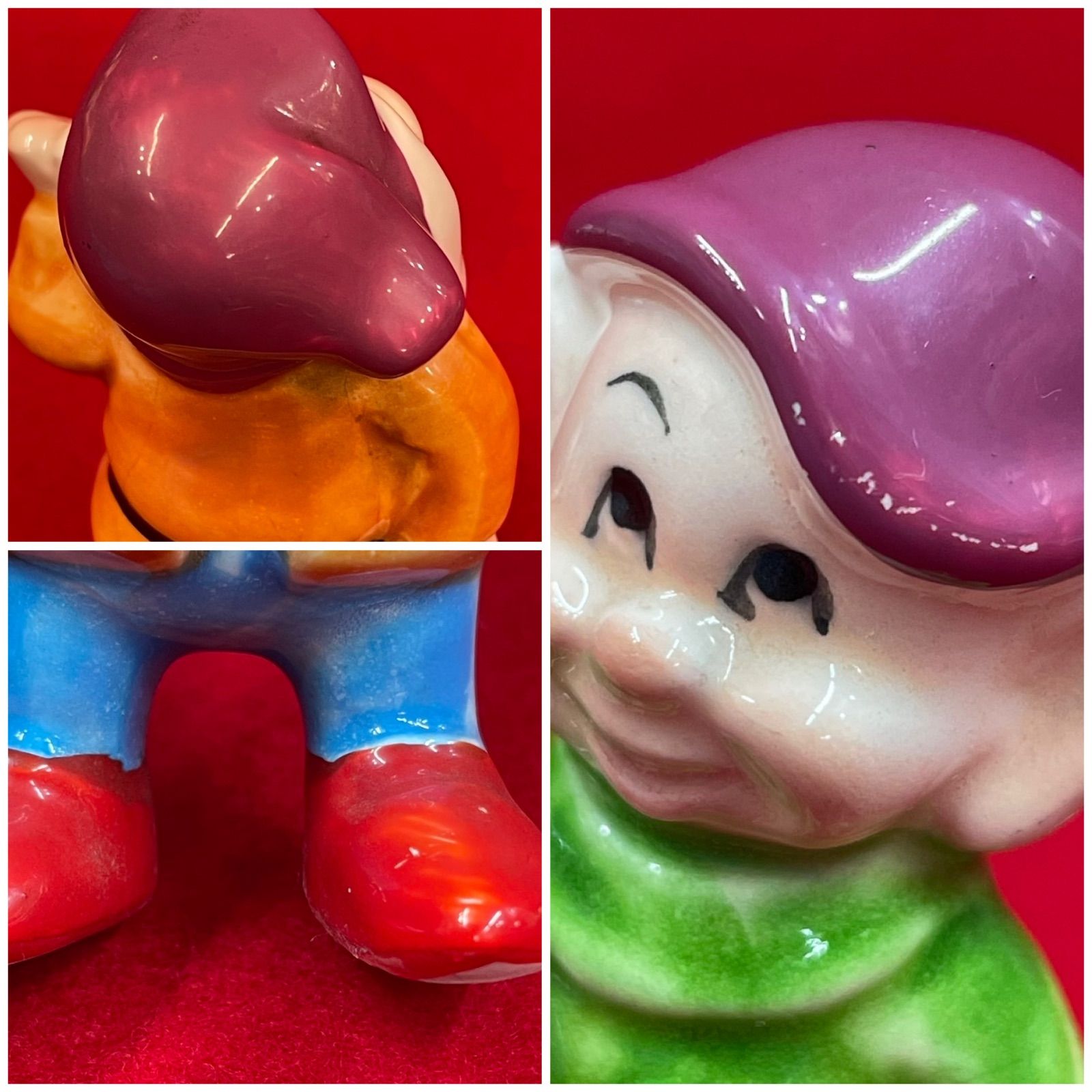 白雪姫と七人の小人 陶器製 置物 東京ディズニーランド フィギュア N 