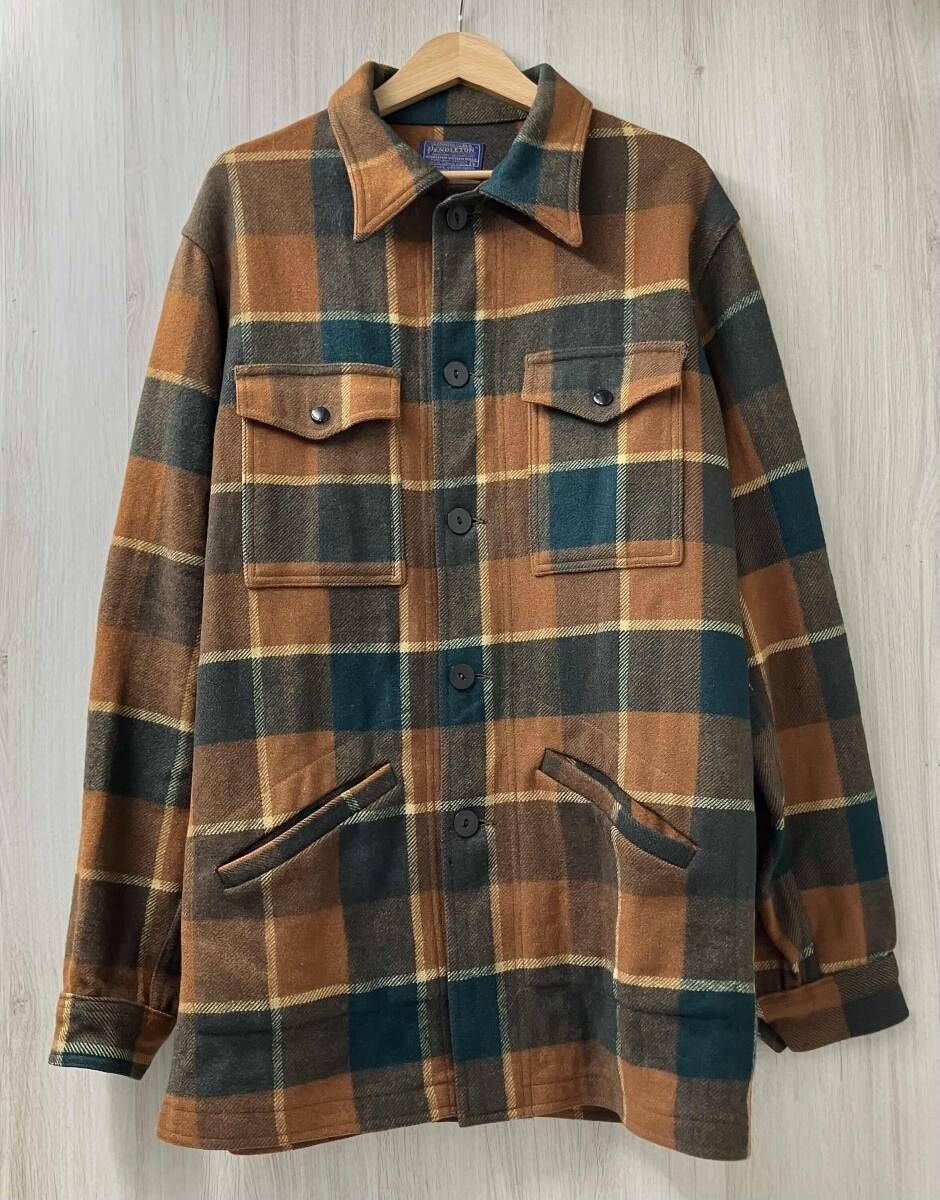 PENDLETON ペンドルトン ウール CPO ジャケット サイズL ブラウン