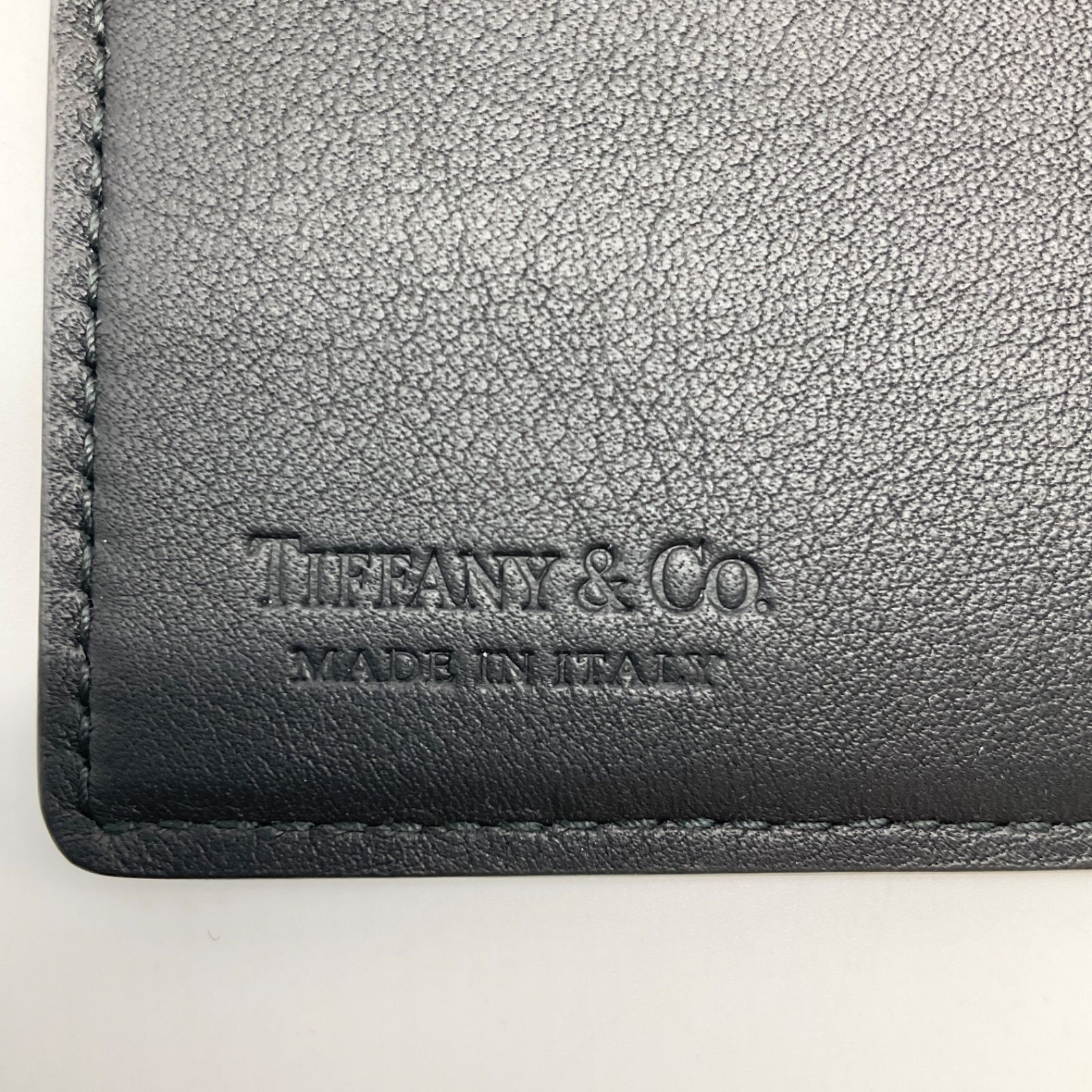 ●TIFFANY&CO. ティファニー パスポートケース 手帳カバー ブラック レザー 革 【中古】Aランク 3_89 ●TIFFANY&CO. ティファニー パスポートケース 手帳カバー ブラック レザー 革 【中古】Aランク 3_89