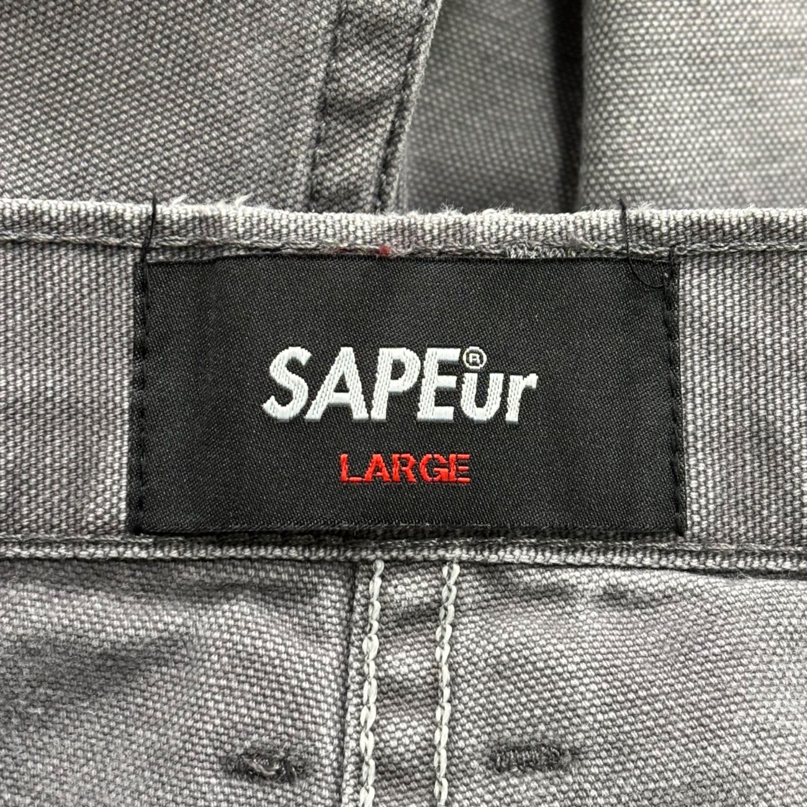 ★希少★ SAPEur✖️Dickies サプール×ディッキーズ ペインターパンツ 美品 SAPEur Dickies ペインターパンツ ダメージ＆ペンキ加工 L