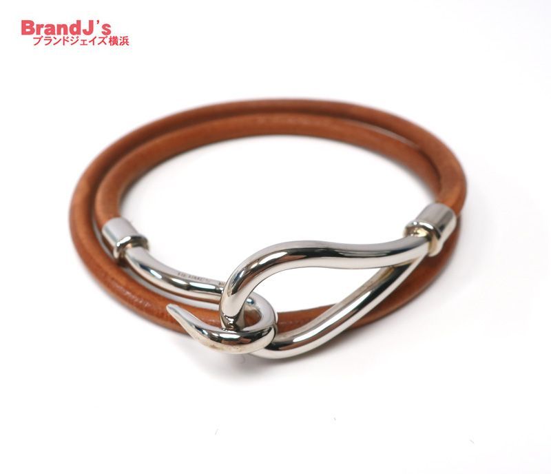 美品 エルメス ジャンボチョーカー ブレスレット シルバー金具 HERMES