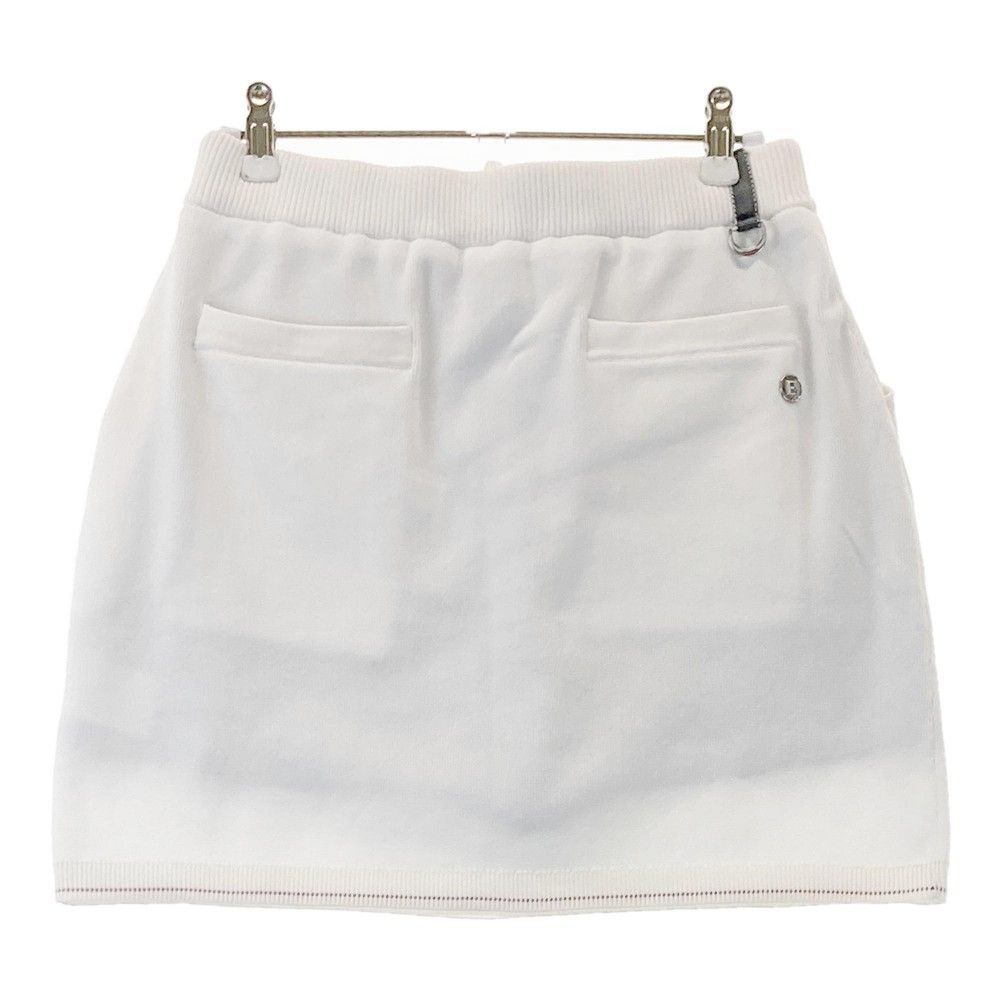 ブリーフィング BRIEFING レディース ニット　スカート　白　状態確認要 サイズ：S BRIEFING GOLF ブリーフィング インナー付 ニットスカート