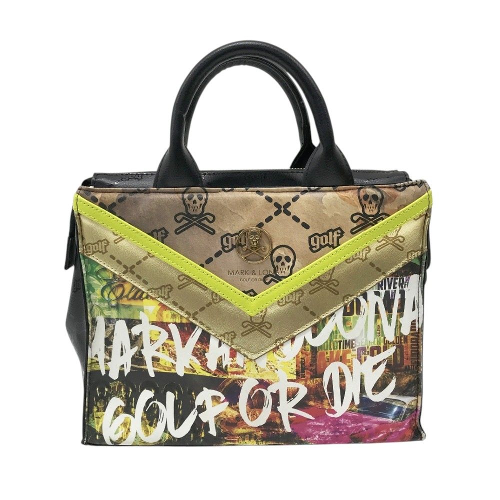 MARK LONA マークアンドロナ カートバッグ グラフィック プリント ブラック系 240101442869 ゴルフウェア ストスト