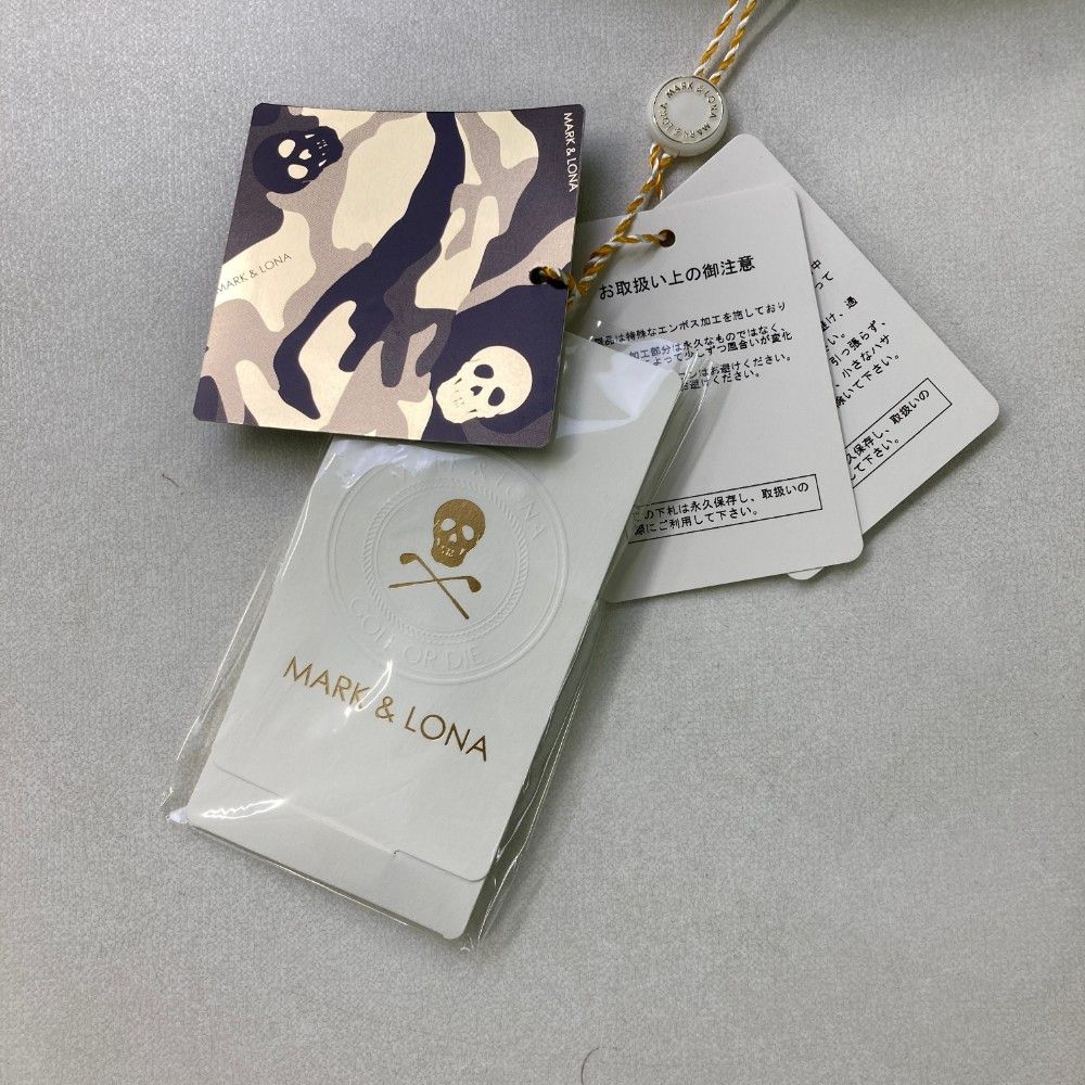 サイズ：46 MARK&LONA マークアンドロナ ニットセーター スカル 迷彩柄