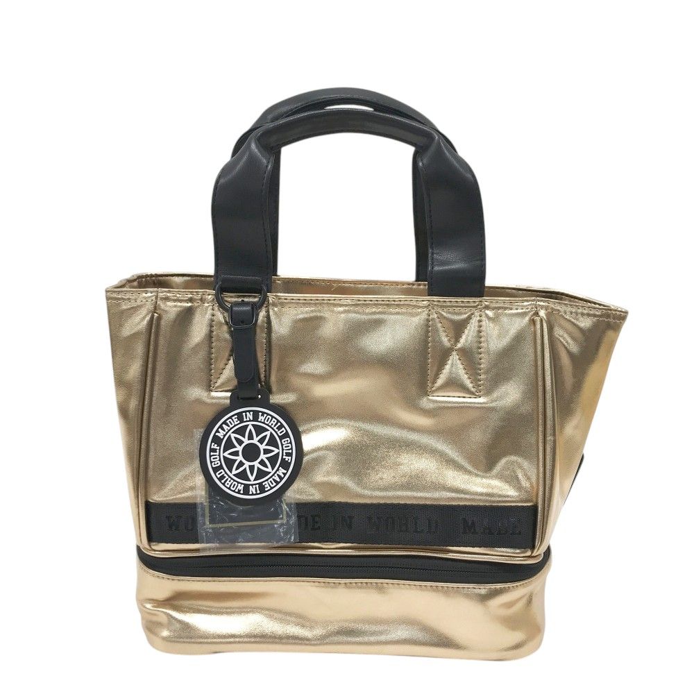 MADE IN WORLD GOLF メイドインワールド 二層 カートバッグ ゴールド系 F 240101506262 ゴルフウェア ストスト