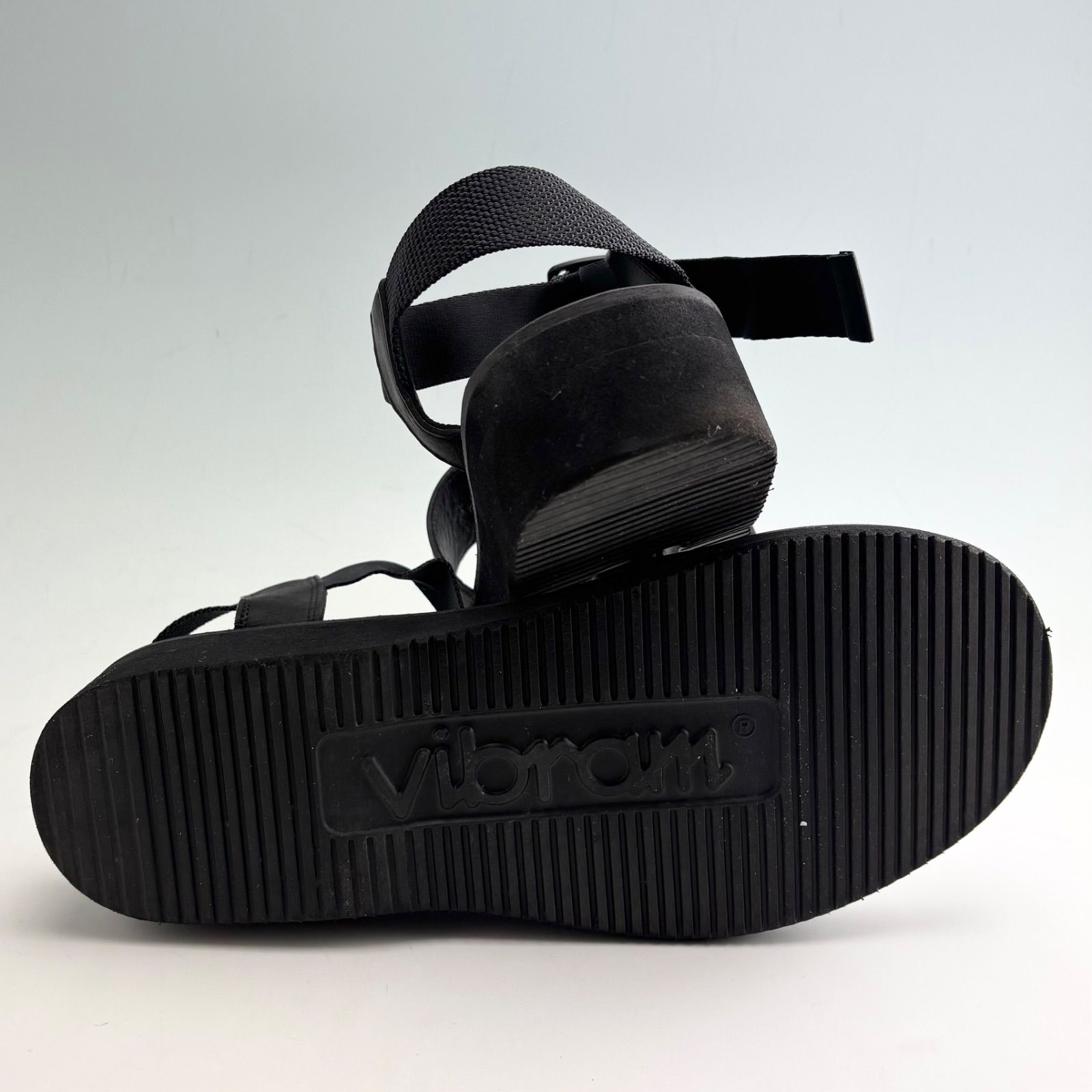 未使用同様品 FOOTWORKS SANDALS BLACK 26.5cm フットワークス