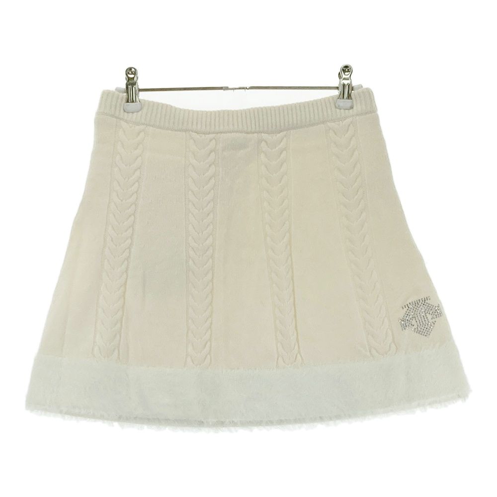 DESCENTEゴルフ シャギーニットニットスカートセット売りMサイズ