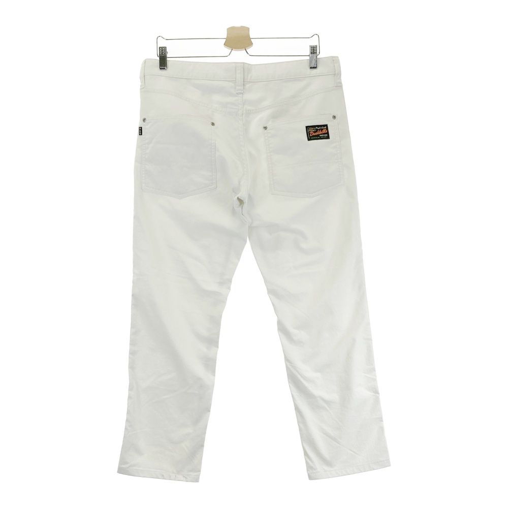 サイズ：L ROUGH&SWELL ラフアンドスウェル ロゴ刺繍入り ロングパンツ