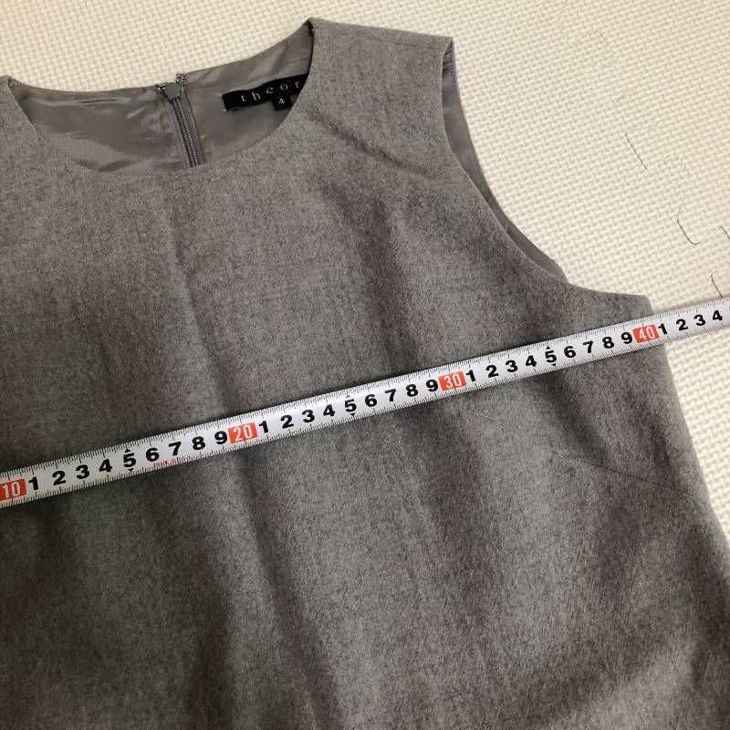 Theory（セオリー） ノースリーブワンピース グレー 4 - メルカリ