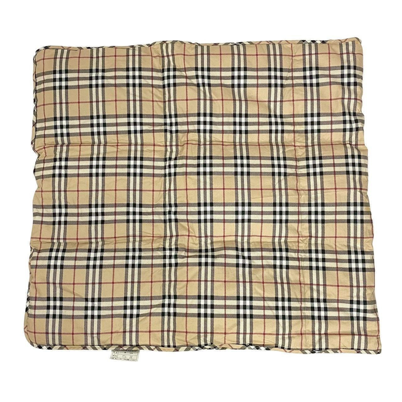 バーバリー チェック柄 ダウンブランケット 150x70cm 羽毛ひざ掛け