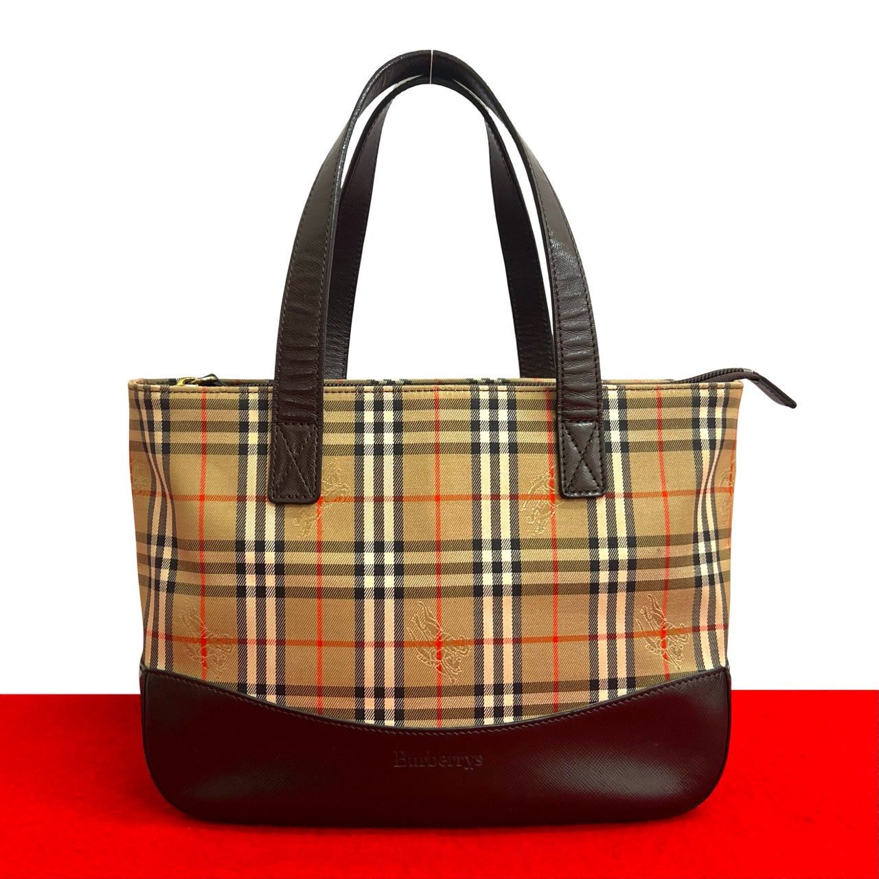 Burberrys バーバリー ヴィンテージガーメントバッグ ノバチェック 鍵付 Burberrys バーバリー ヴィンテージガーメントバッグ ノバチェック 鍵