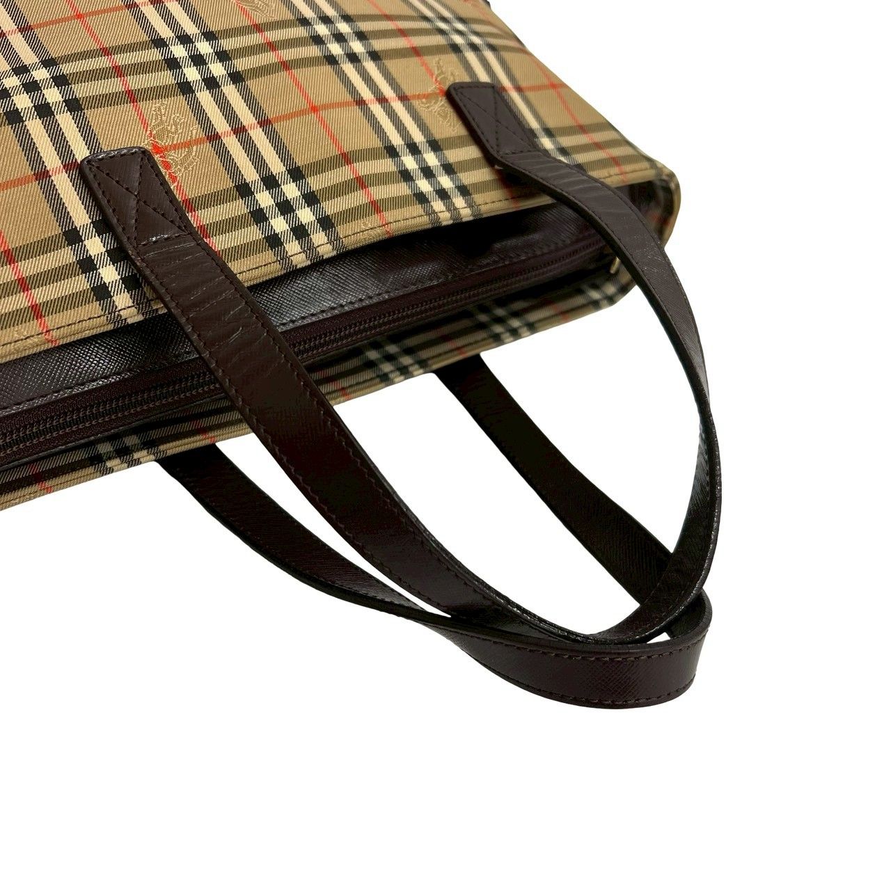 Burberry チェック柄 トートバッグ　ノバチェック　ヴィンテージ Burberrys ノバチェック トートバッグ 旧ロゴ 英国製 ヴィンテージ