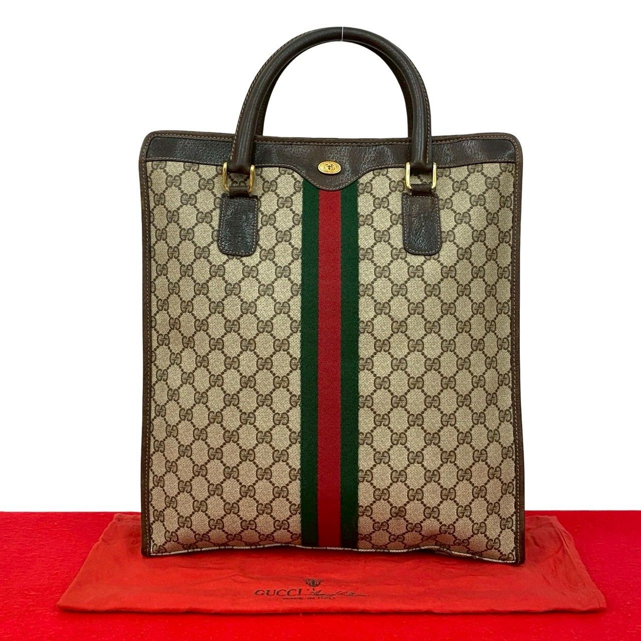 極 美品 袋付 GUCCI グッチ オールドグッチ ヴィンテージ シェリー