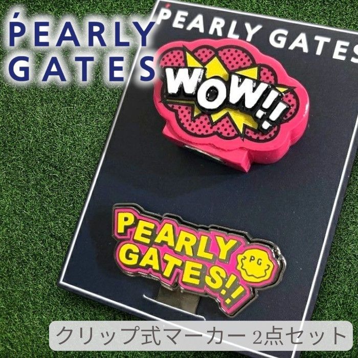 PEARLY GATES パーリーゲイツ ゴルフ 日本製 TOKE NICO 吹き出しロゴ