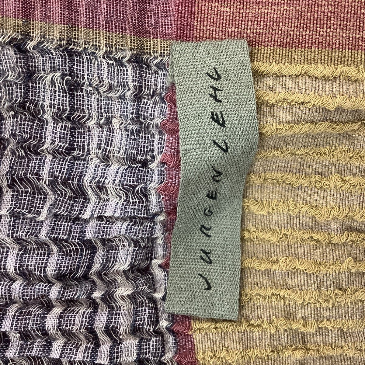 JURGEN LEHL ヨーガンレール レディース ストール パープル - メルカリ